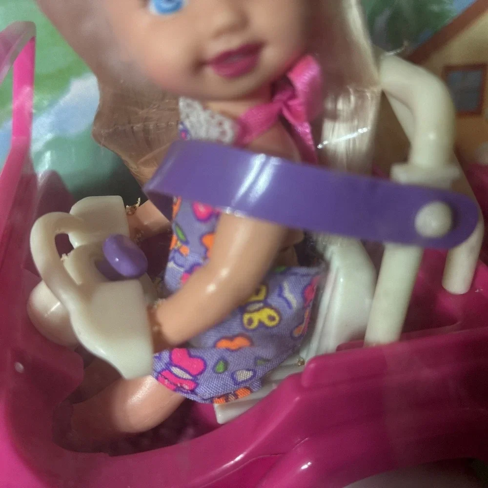 Mattel Kelly Baby Sister of Barbie & Tommy Li'l Friend of Kelly Power Wheels